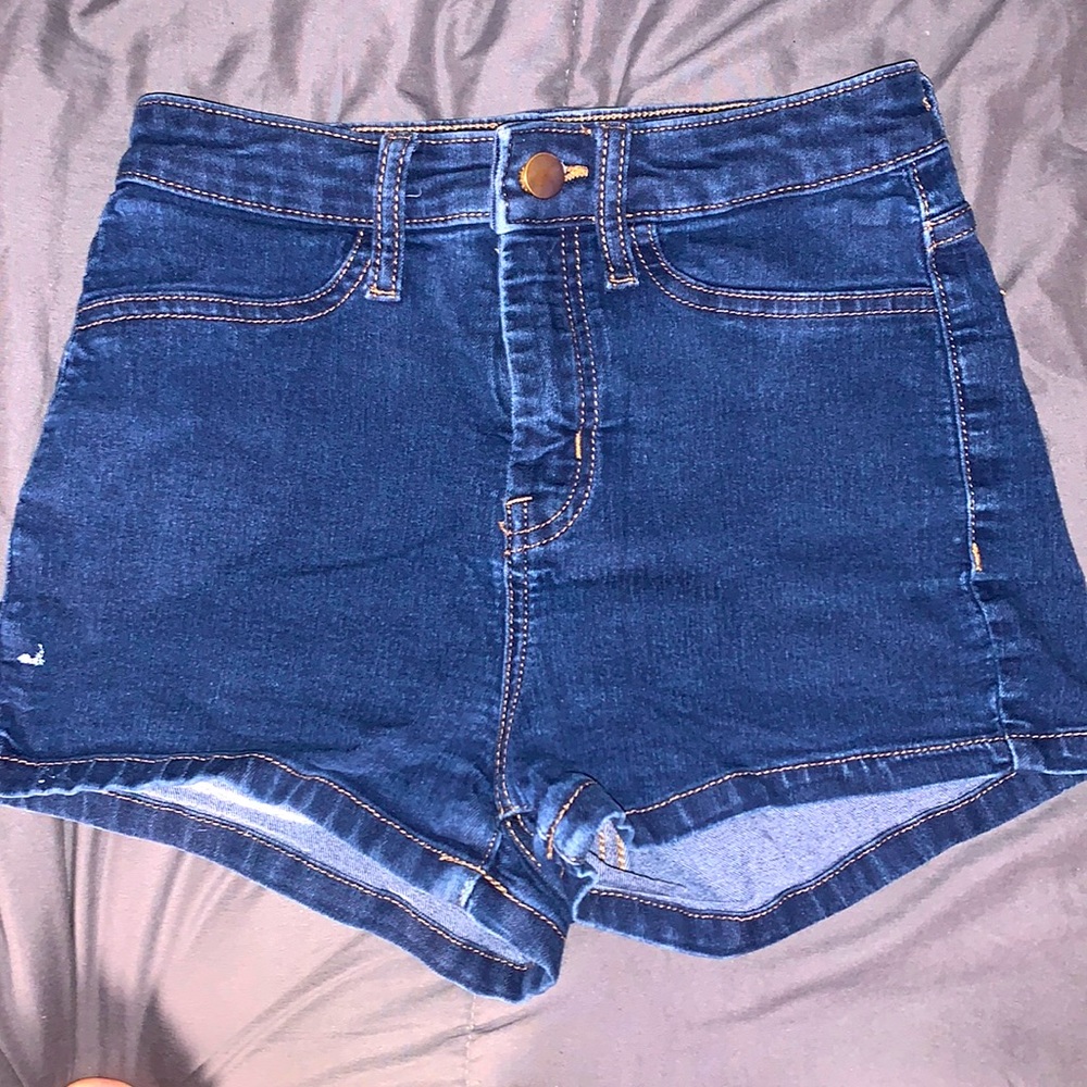 High waisted Jean shorts